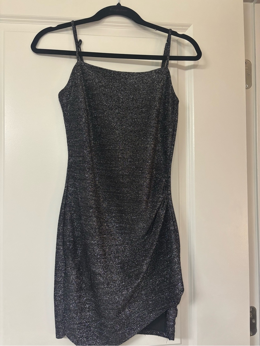 Women’s Black Sparkle Slip Dress
